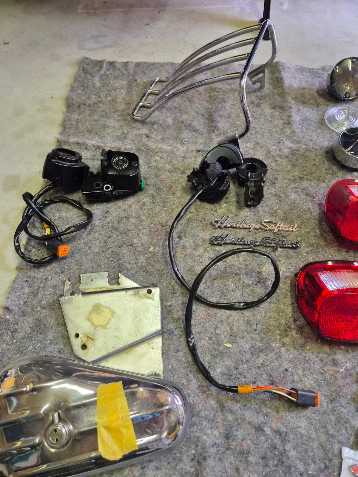 heritage softail onderdelen, Motoren, Ophalen of Verzenden, Gebruikt