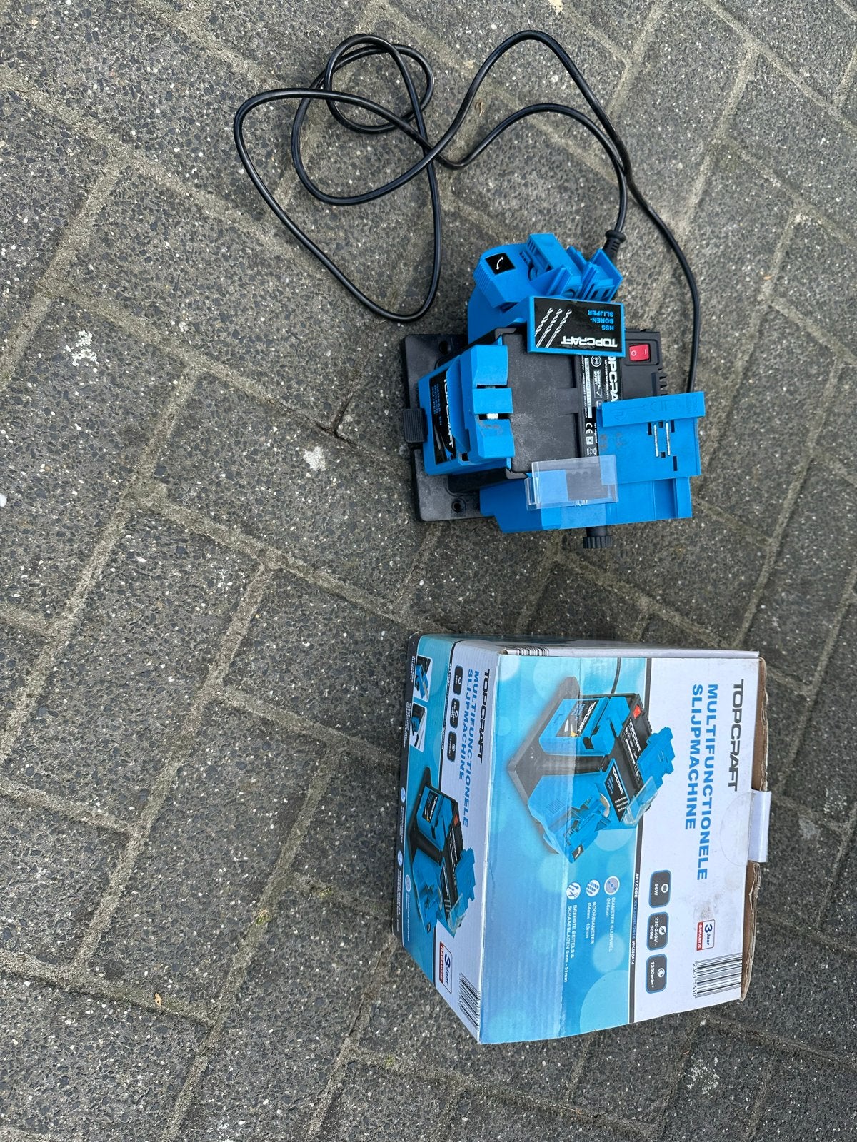 Topcraft Multifunctionele Slijpmachine 96W, Doe-het-zelf en Verbouw, Gereedschap | Slijpmachines, Ophalen, Zo goed als nieuw, Minder dan 700 watt