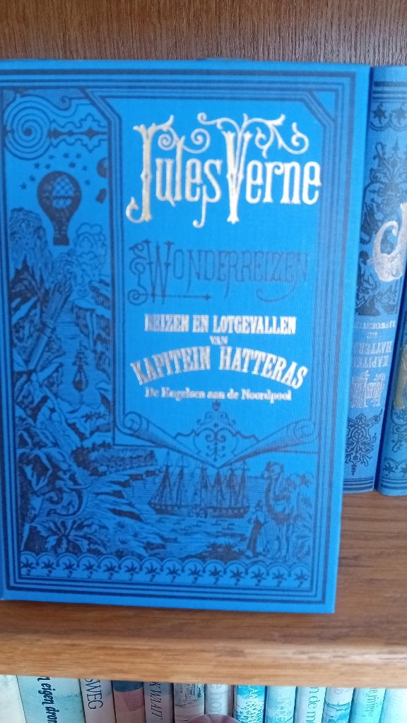 blauwe boekjes van Jules Verne, Ophalen of Verzenden, Gelezen, Jules Verne
