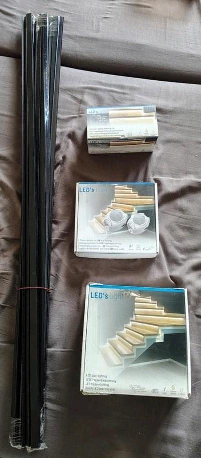 Complete installatie voor LED trapverlichting, Ophalen, Nieuw