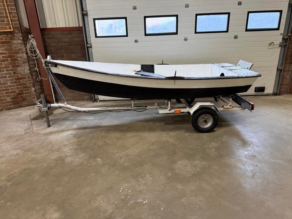 Aanhangwagen Boottrailer plus Boot Aanhangwagen, Ophalen, Gebruikt
