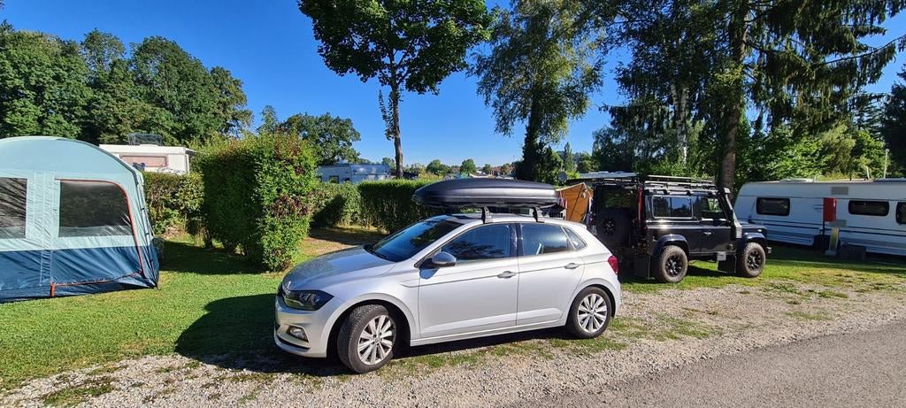 Te huur dakkoffer + dakdragers VW Polo, Auto diversen, Dakkoffers, Ophalen of Verzenden