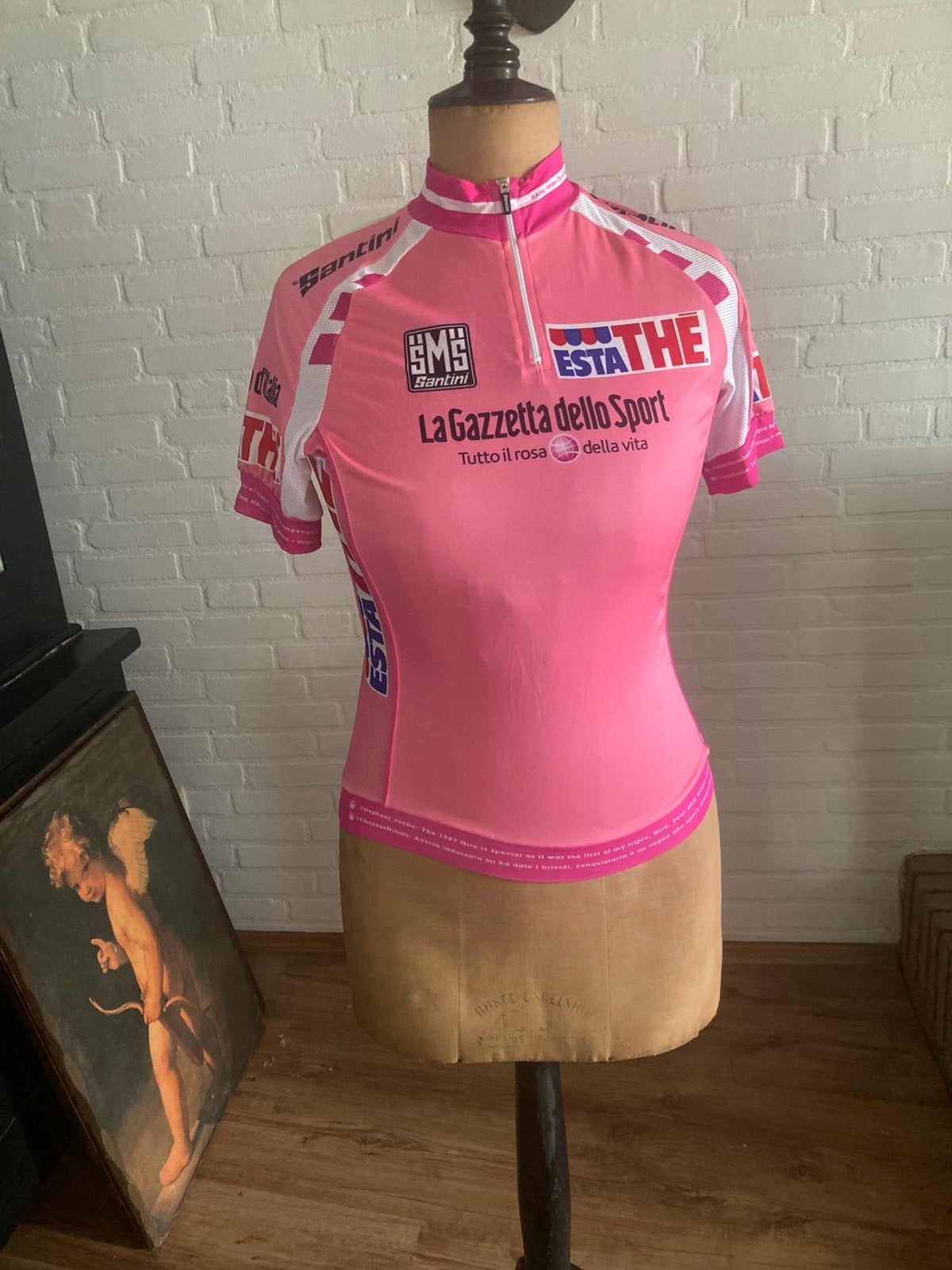 Giro d italia jersey pink, Ophalen of Verzenden, Zo goed als nieuw, Roze