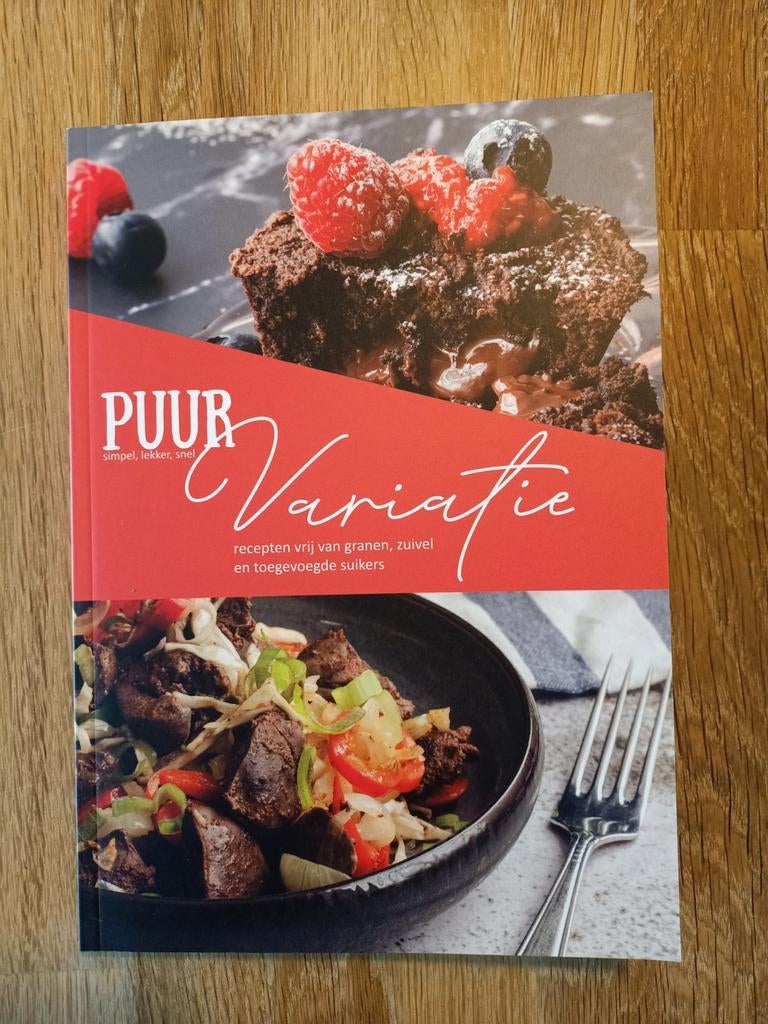 'Puur Variatie' kookboek: graan-, zuivel- & suikervrij koken, Ophalen, Hoofdgerechten, Nieuw, Evenwijs