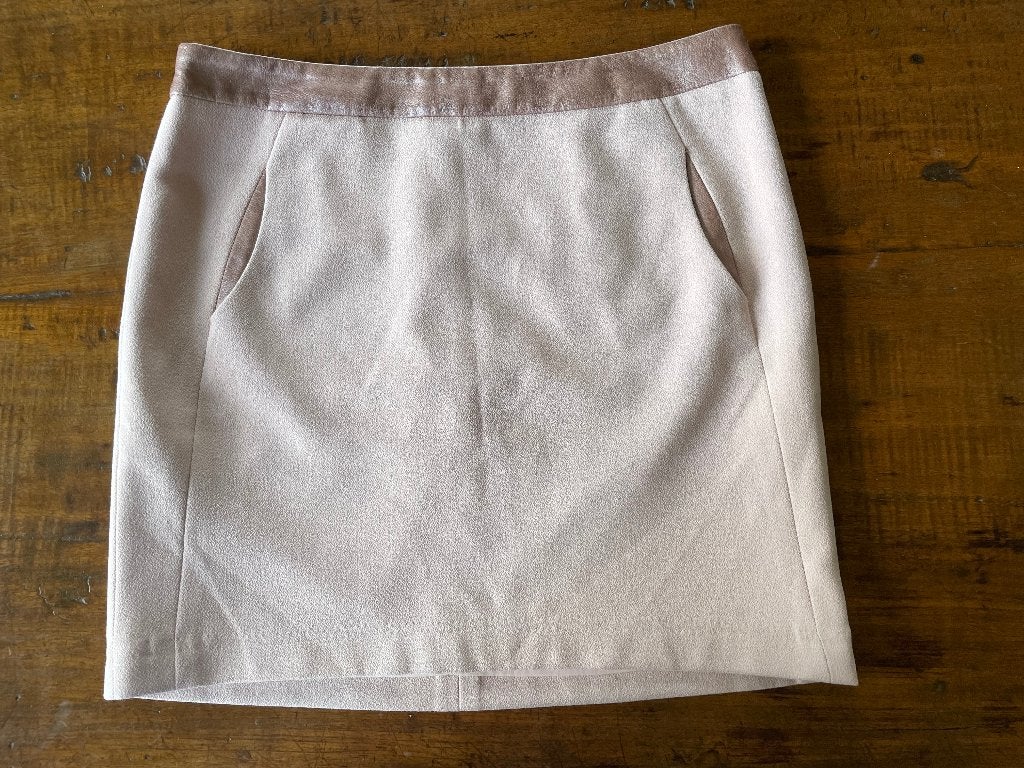 Xandres: z.g.a.n. kort oud-roze rokje maat 38-40, Kleding | Dames, Rokken, Maat 38/40 (M), Verzenden, Zo goed als nieuw, Roze