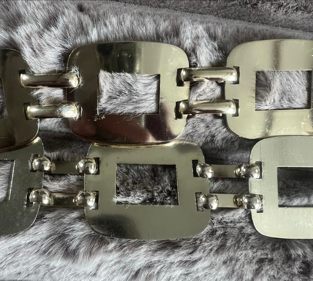Gouden metalen riem - Tailleriem, Overige kleuren, 3 tot 5 cm, 90 tot 100 cm, Tailleriem