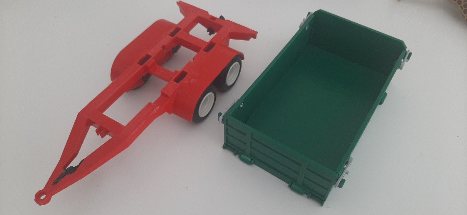 Playmobil aanhangwagen voor tractor boerderij, Ophalen, Gebruikt