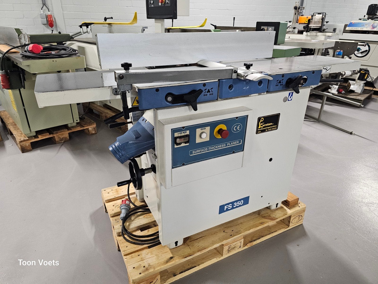 Vlakvandiktebank SCM MiniMax Type FS350, Doe-het-zelf en Verbouw, Ophalen, Gebruikt