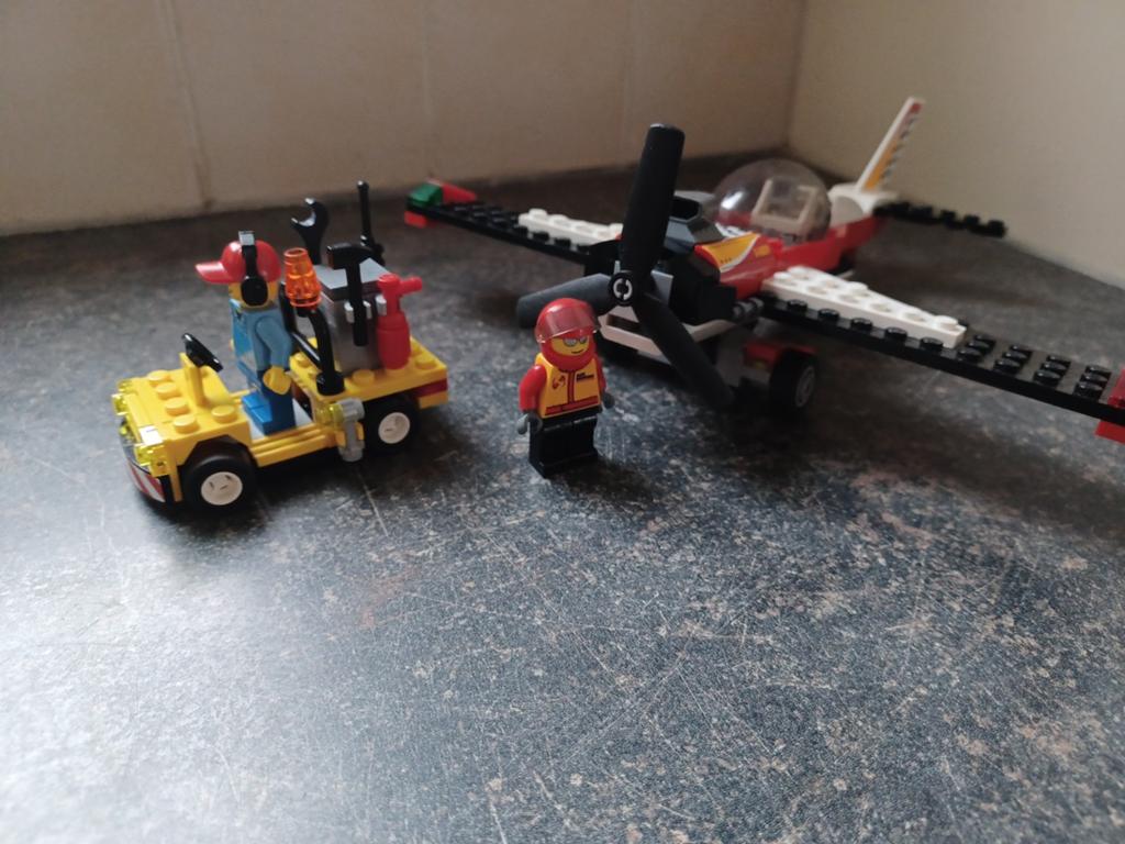 Lego city 60019 stuntvliegtuig, Compleet, City, Lego, Ophalen of Verzenden