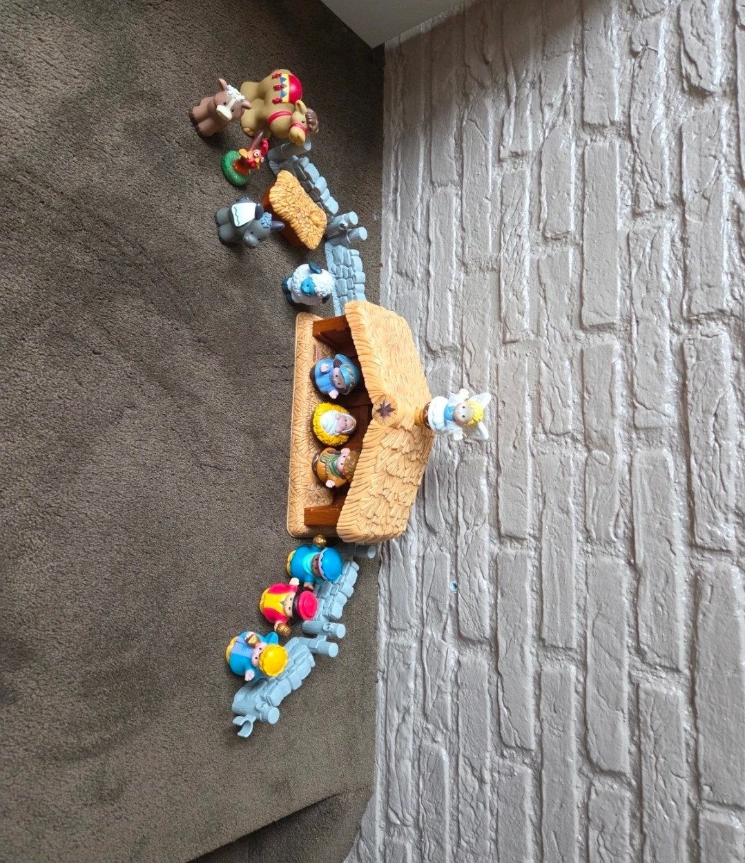 Fisher-Price Little People Kerststal met muziek en licht, Ophalen of Verzenden, Zo goed als nieuw, Jongen of Meisje