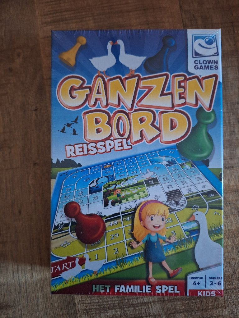 Ganzenbord reisspel, Clown Games, Nieuw, Ophalen of Verzenden, Een of twee spelers