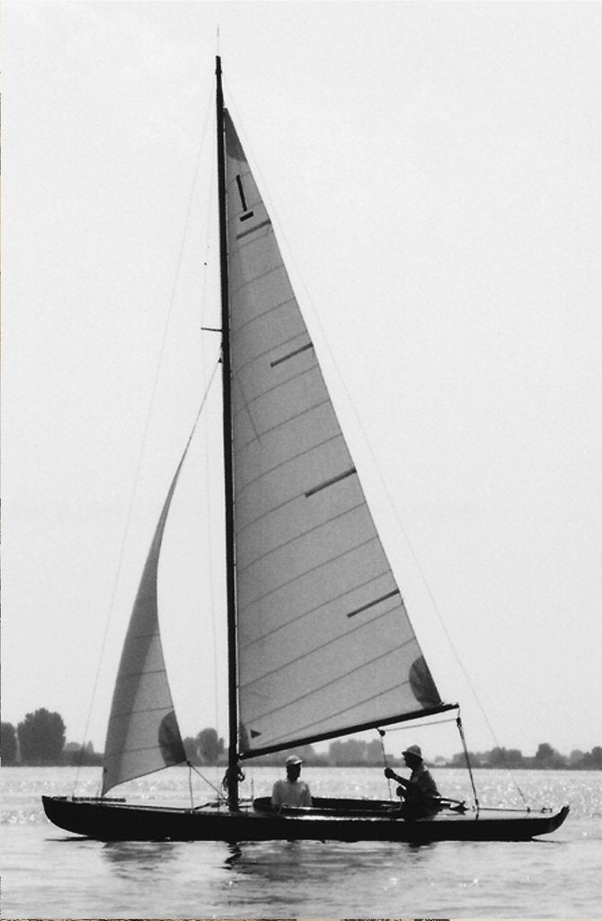 Oude antieke zeilboot 'Treub' opknapper van hout, Watersport en Boten, Ophalen of Verzenden, Hout