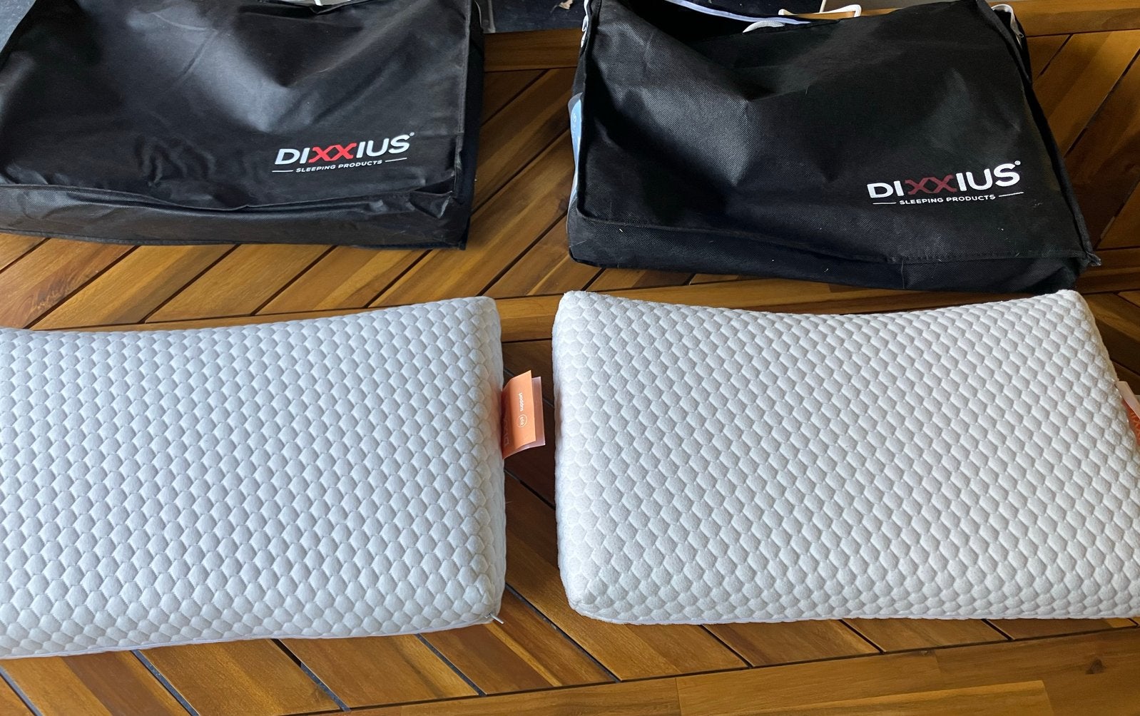 2 Dixxius Support Green Latex hoofdkussens (1 nieuw, 1 gebru, Eenpersoons, Overige materialen, Nieuw, Ophalen of Verzenden