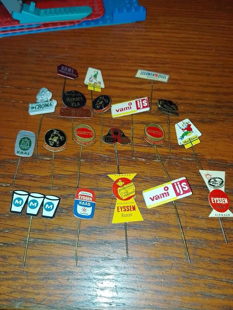 Zuivel merk Pins, Verzenden, Gebruikt, Merk, Speldje of Pin