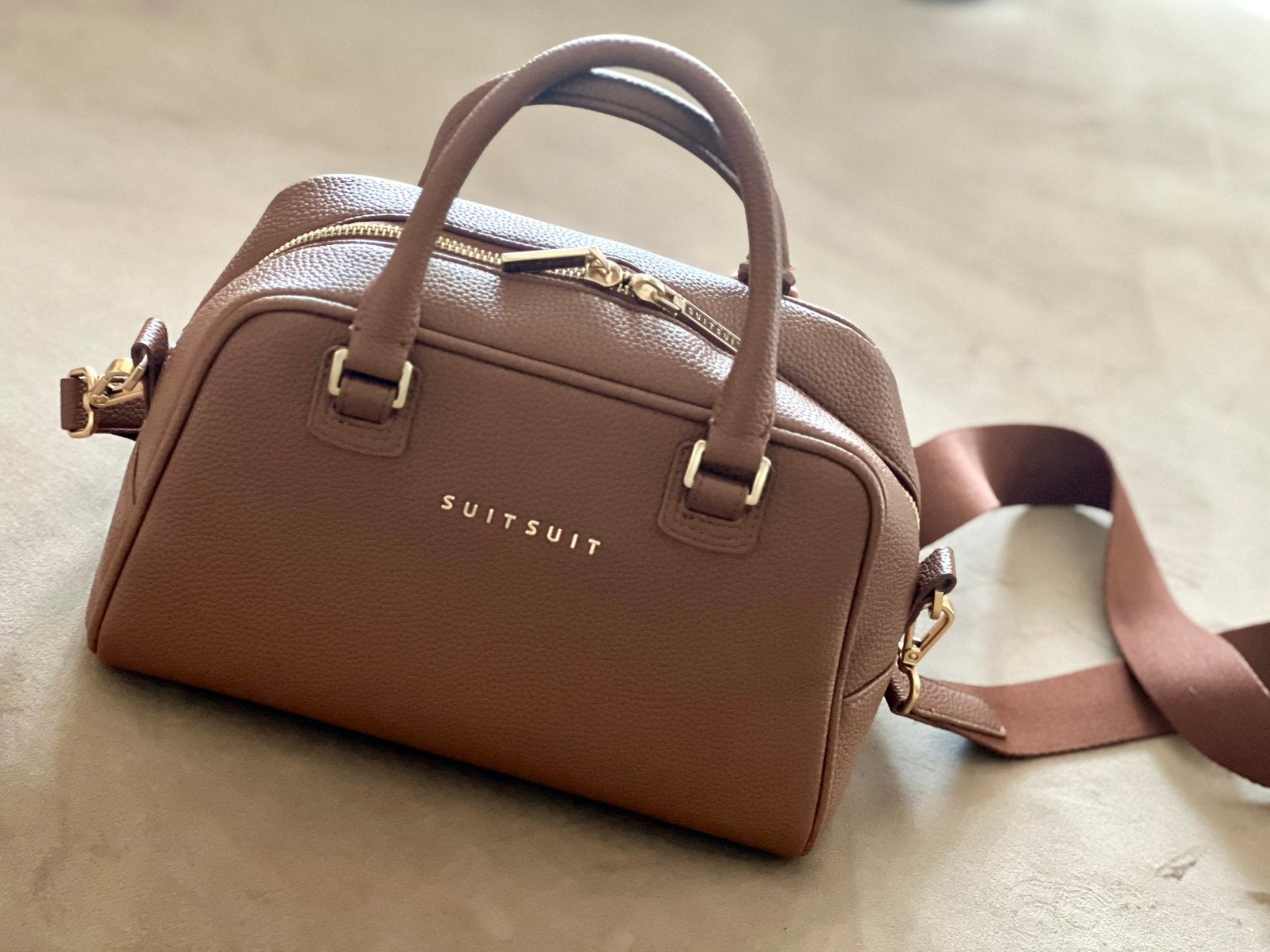 Suitsuit Daily Bag, Ophalen, Zo goed als nieuw, Bruin, Handtas