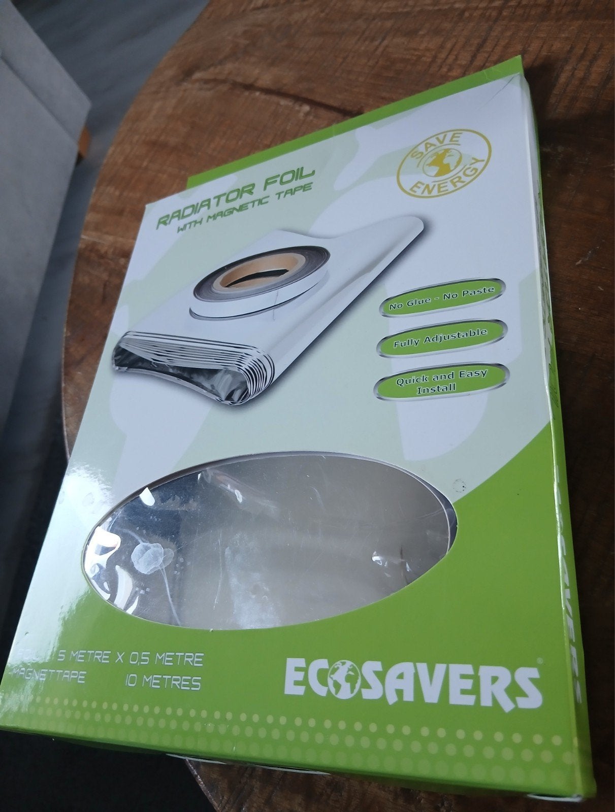 Ecosavers Radiatorfolie met magneetband - Nieuw in doos, Minder dan 30 cm, Hoog rendement (Hr), Radiator, Nieuw