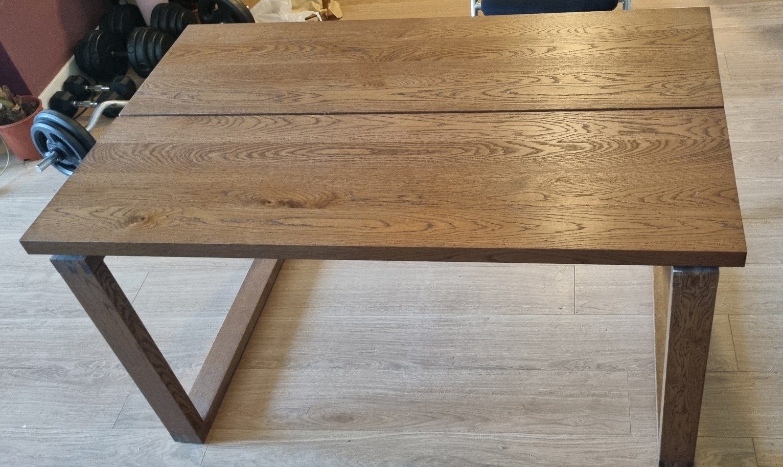 IKEA MÖRBYLÅNGA Eettafel - Eikenhout, Gebruikt, 100 tot 150 cm, Eikenhout, Rechthoekig