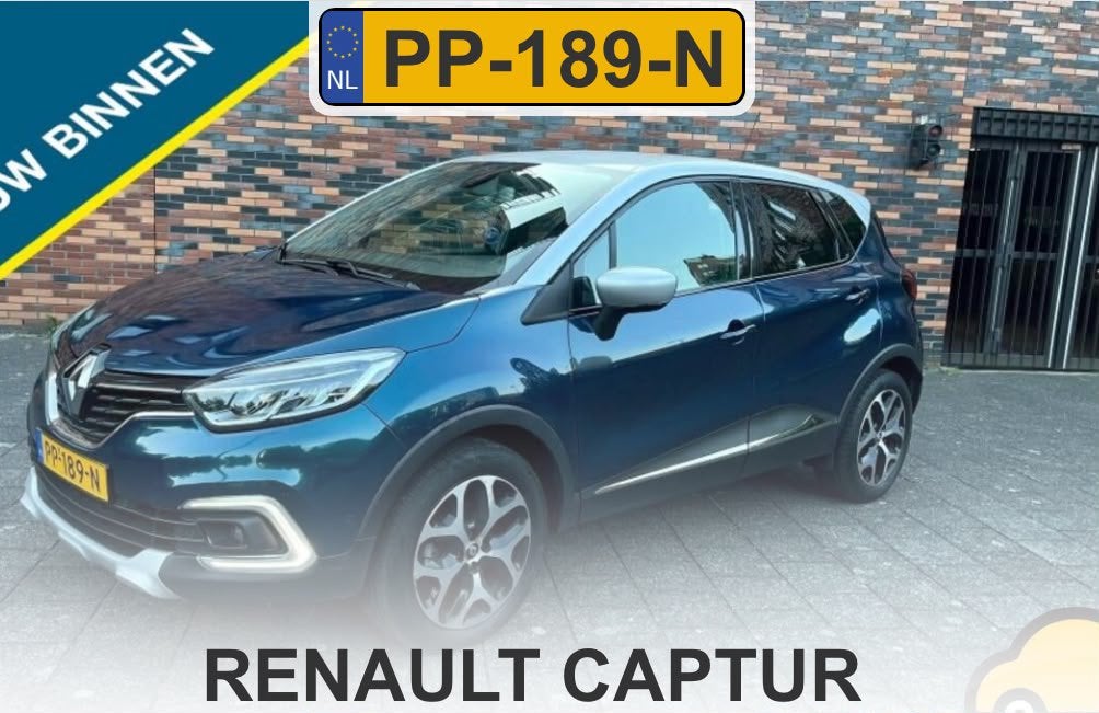 Renault Captur 1.2 TCE 120 EDC 2017 Blauw, Auto's, Renault, Stof, 118 pk, 4 cilinders, Origineel Nederlands