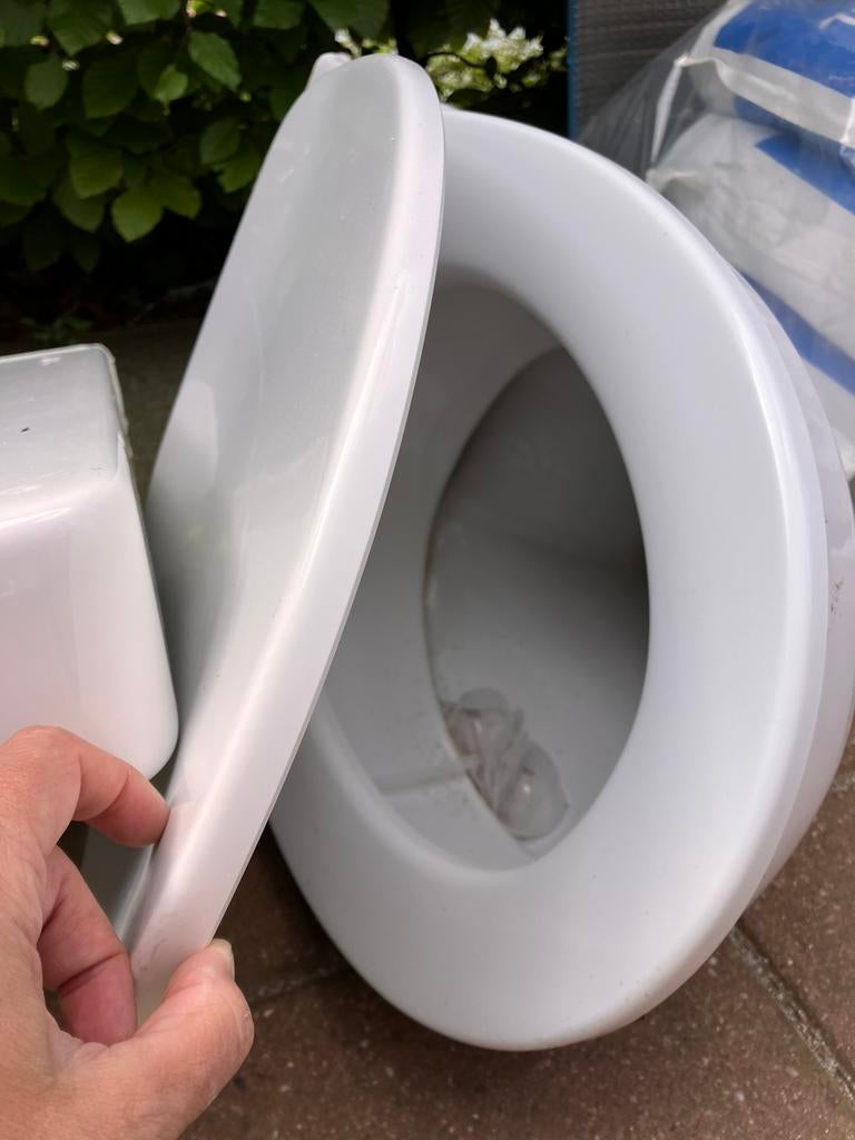 Wc pot, Ophalen of Verzenden, Gebruikt, Afzuiger
