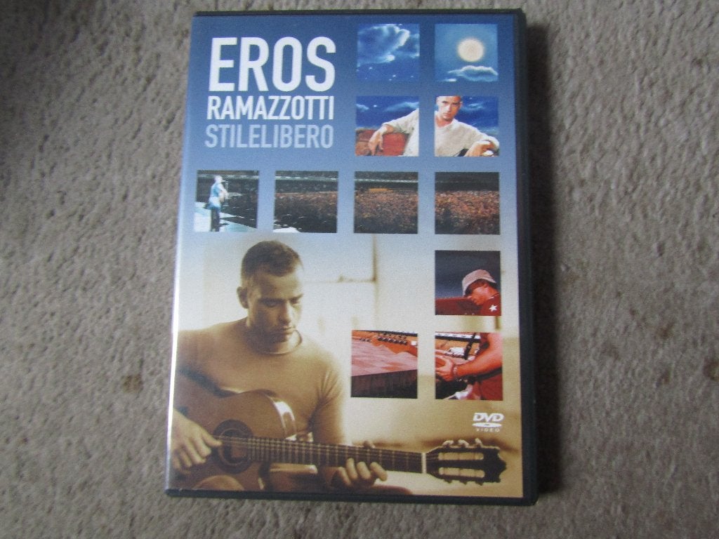 DVD: Eros Ramazzotti - Stilelibero, Cd's en Dvd's, Gebruikt, Alle leeftijden, Ophalen of Verzenden, Italiaans