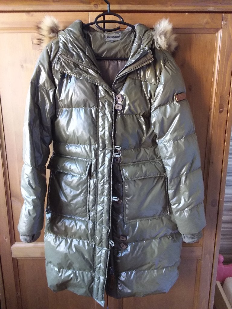 Moscow  winterjas, Kleding | Dames, Maat 38/40 (M), Verzenden, Groen, Moscow