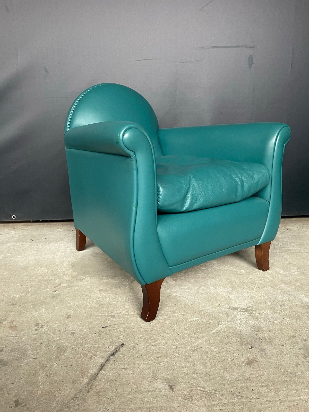 Poltrona Frau Lyra fauteuil, Ophalen, Gebruikt, Leer