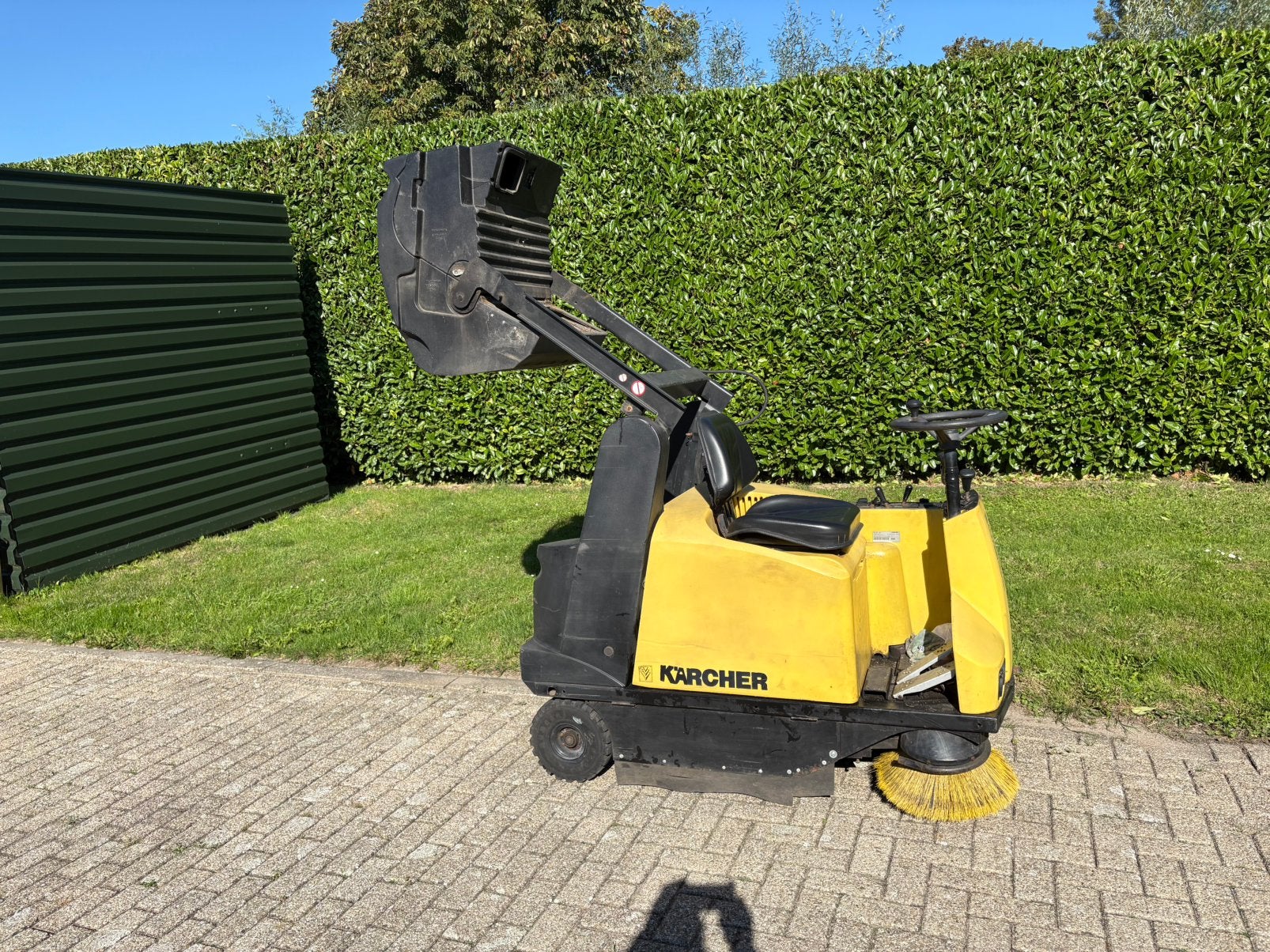 Veegmachine karcher kmr1250 met bovenlosser, Ophalen, Gebruikt