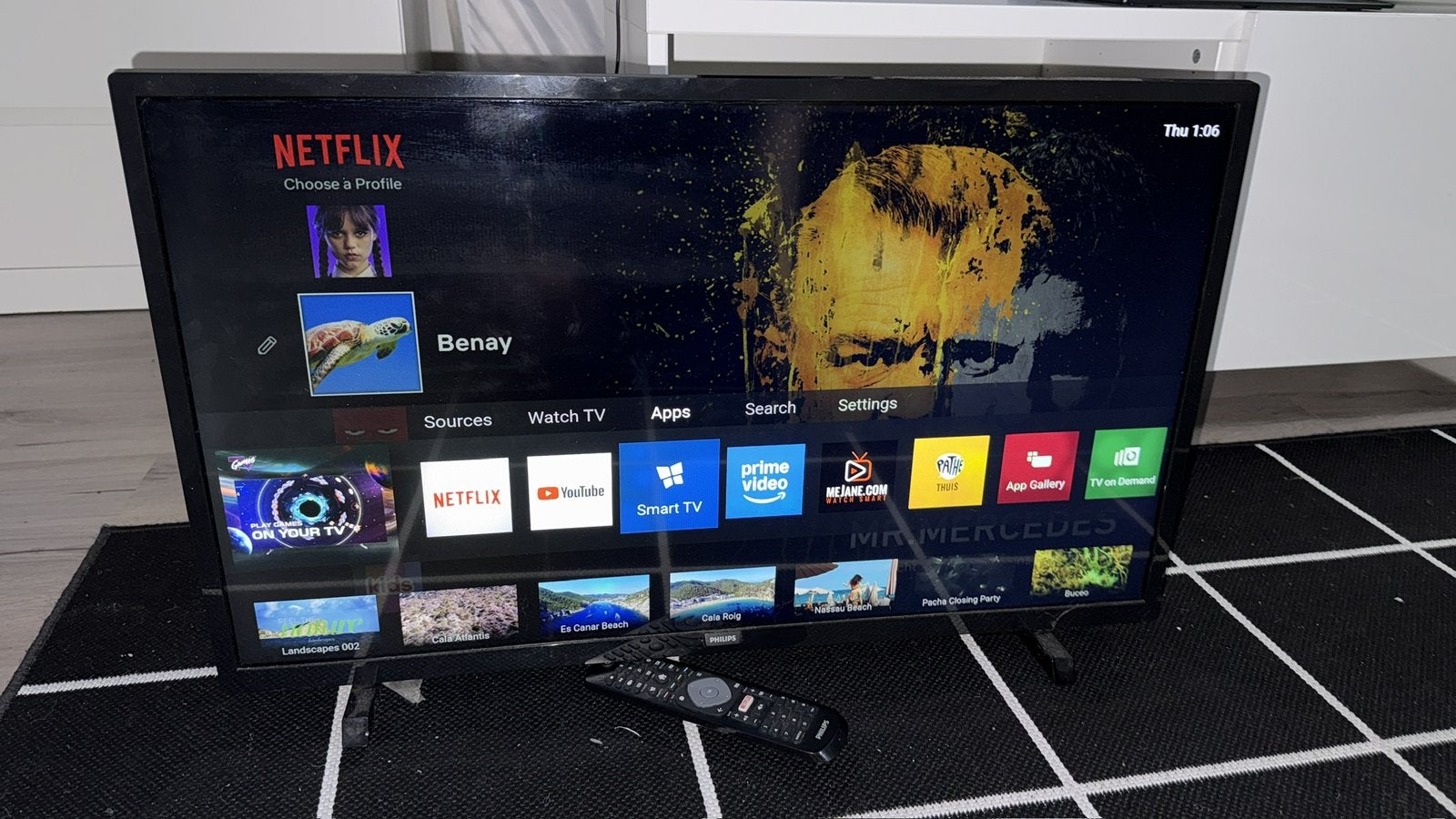 Philips Smart TV 32 INCH, Audio, Tv en Foto, Philips, Gebruikt, 50 Hz, LCD