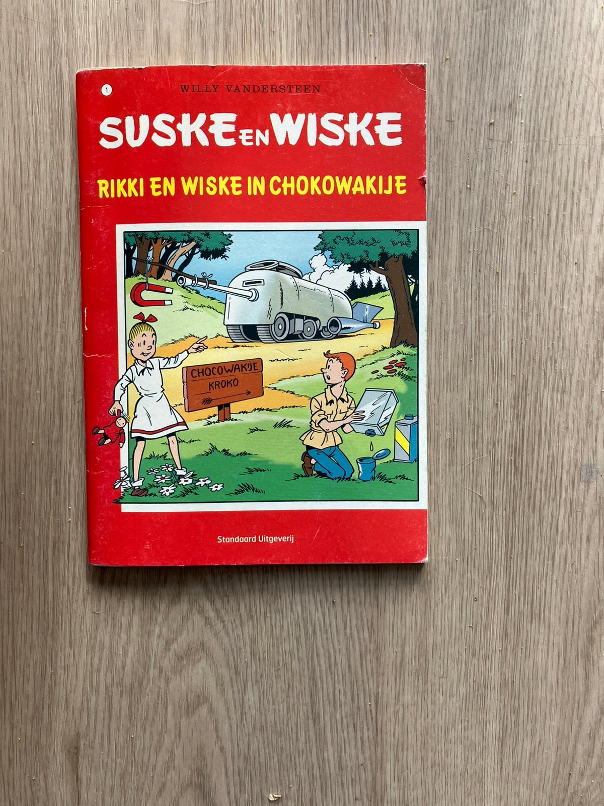 Suske en Wiske in Chokowakije, Boeken, Eén stripboek, Ophalen of Verzenden, Gelezen