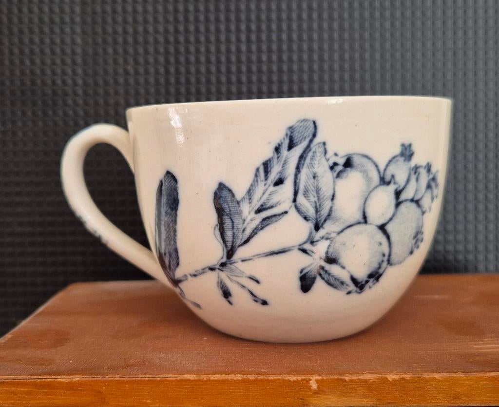 Wedgwood Etruria Blue England kopje met blauw decor, Ophalen of Verzenden