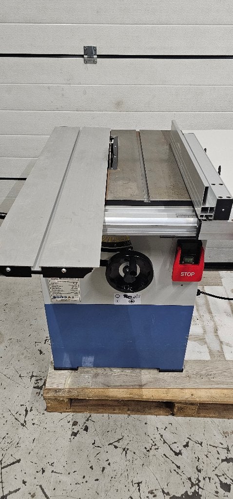 2200 Watt Professionele Cirkelzaagtafel Met Roltafel HBM, 70 mm of meer, Overige typen, Ophalen of Verzenden, Zo goed als nieuw