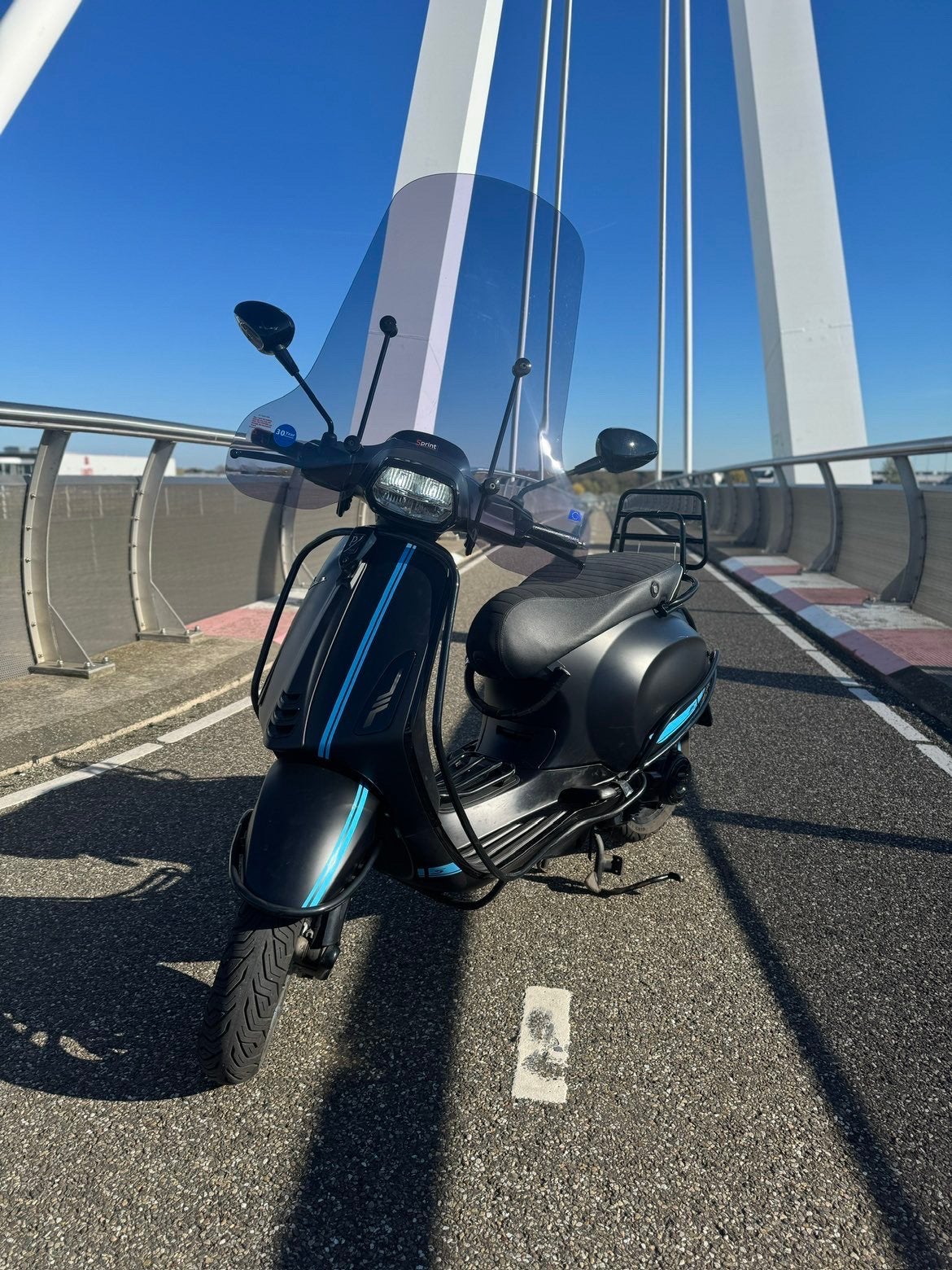 Vespa Sprint 4t E5 2024, Fietsen en Brommers, Ophalen, Overige modellen, Zo goed als nieuw, Benzine