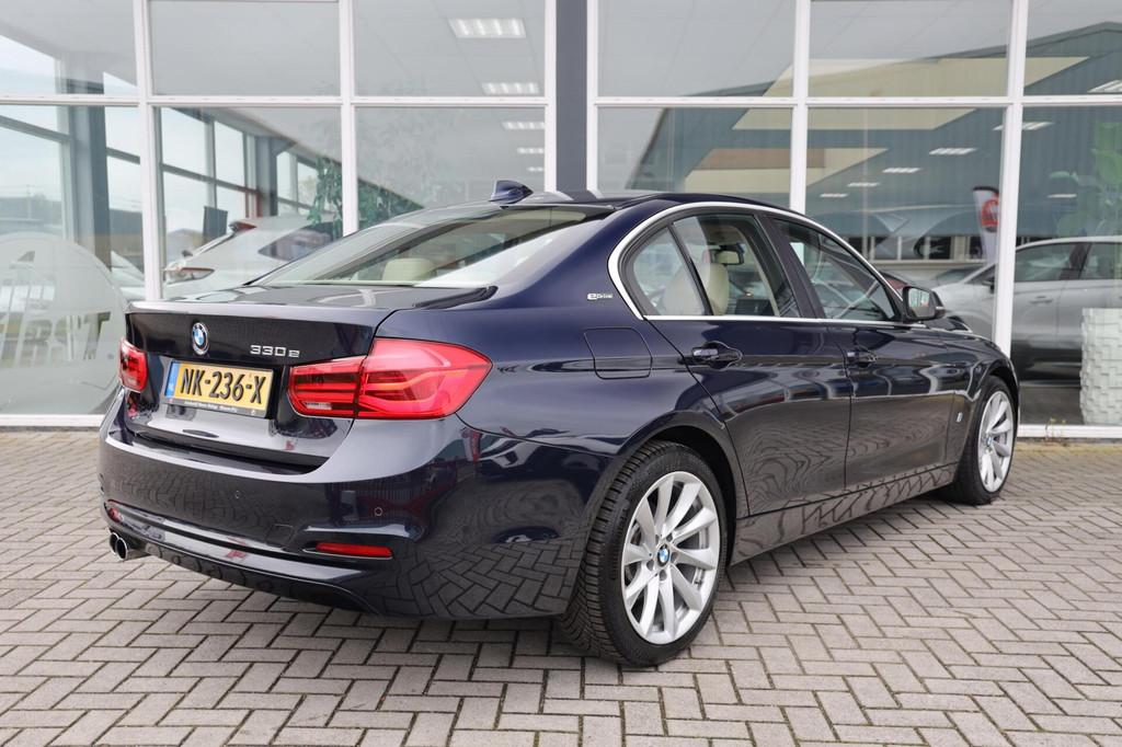 BMW 3-serie 330e High Executive|Leder|Cruise control|Navi|PD, Automaat, 1998 cc, Achterwielaandrijving, Gebruikt