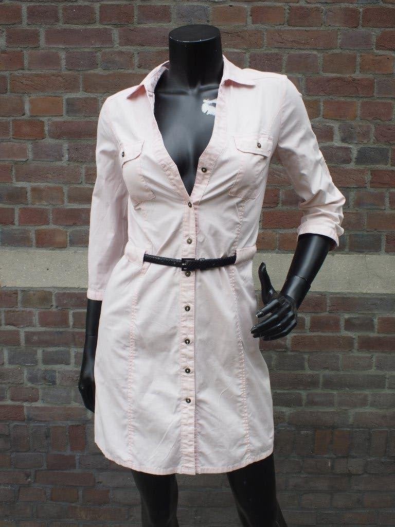 Lichtroze Mango Jurk Maat XS, Mango, Ophalen of Verzenden, Zo goed als nieuw, Roze