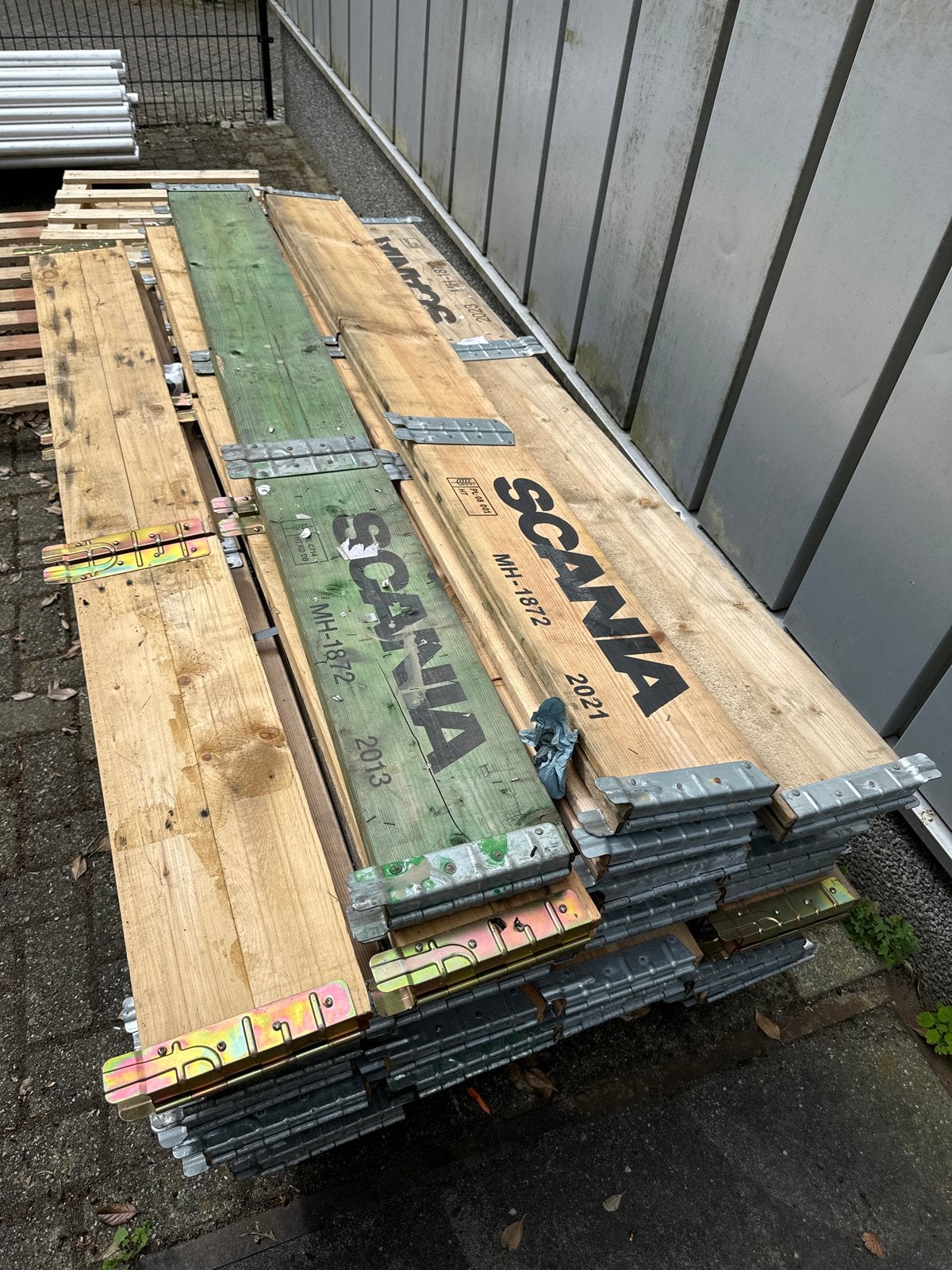 Pallet randen 120x80, Doe-het-zelf en Verbouw, Hout en Planken, Ophalen, Gebruikt, Pallet
