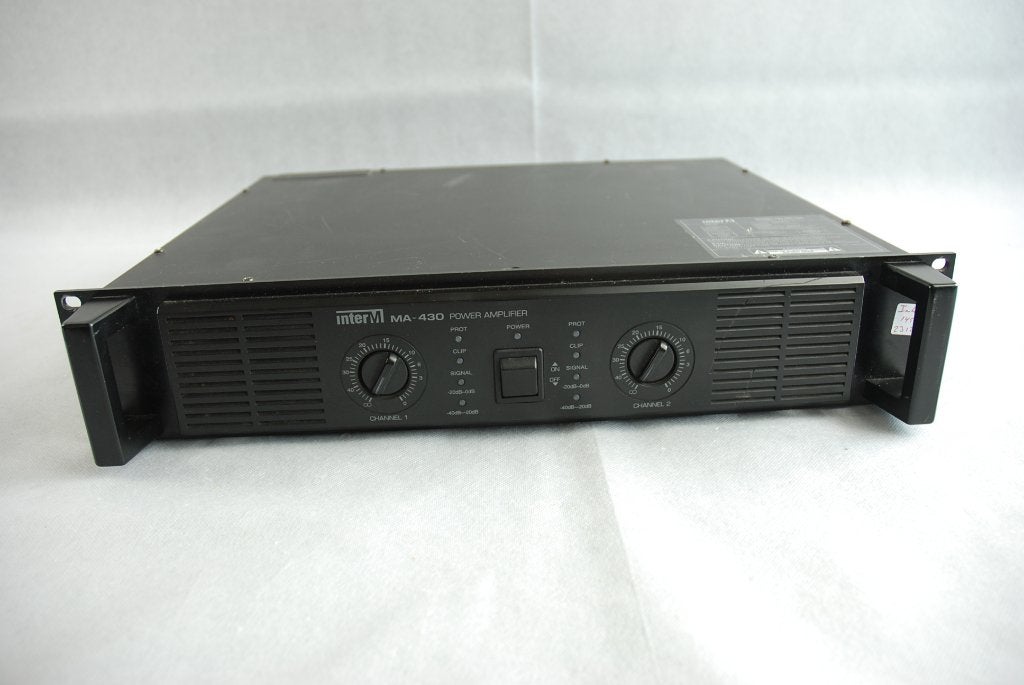 Inter M AMP100 versterker 200 watt by 4 ohm MA430  <231251>, Ophalen, Gebruikt, ., Overige instrumenten