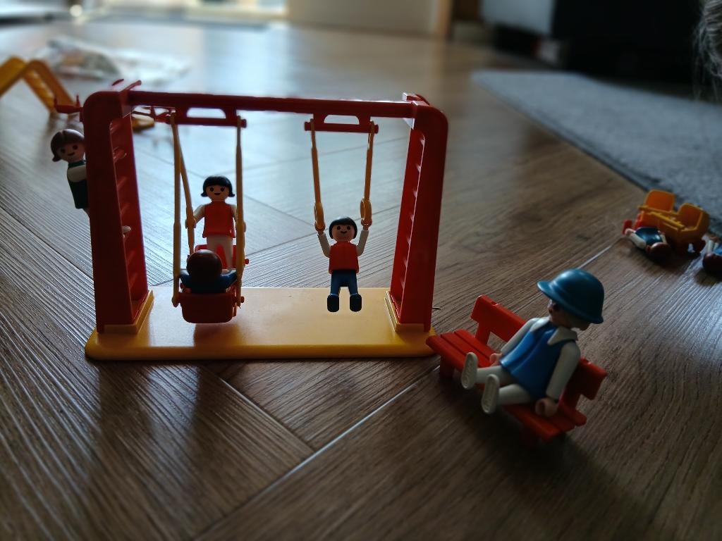 Playmobil 3552 Kinderschommel, Ophalen of Verzenden, Zo goed als nieuw, Complete set