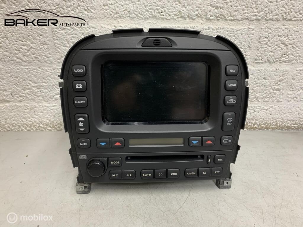 Autoradio Jaguar S-type ('99-'07) 2R8318B876BG, Gebruikt, Ophalen of Verzenden, Jaguar, Jaguar