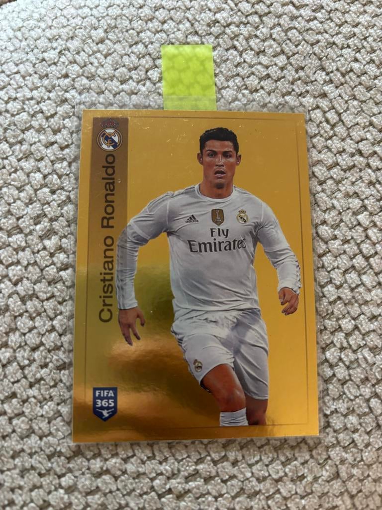FIFA 365 Cristiano Ronaldo Gouden Spelerskaart, Ophalen of Verzenden, Zo goed als nieuw, Buitenlandse clubs, Spelerskaart