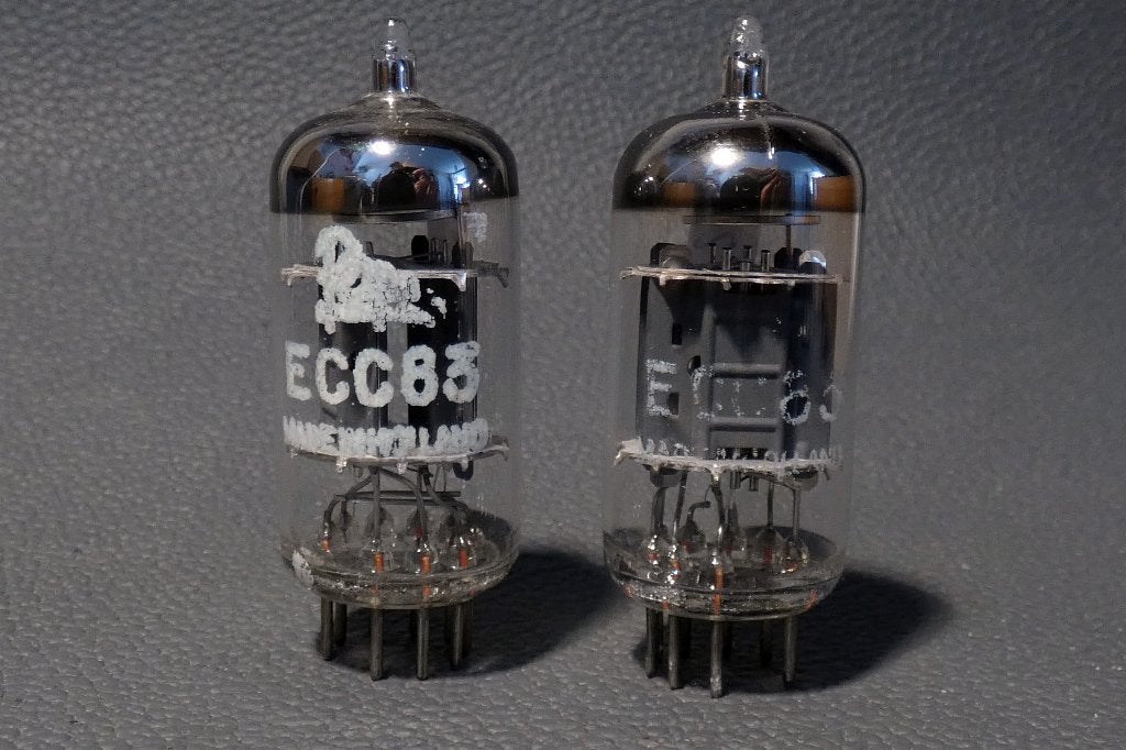 ECC83 Philips Heerlen, sterk paartje, Ophalen of Verzenden, Buis of Buizen