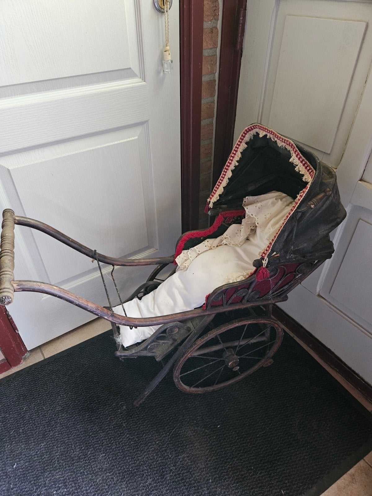 Antieke kinderwagen - Uniek decoratiestuk, Ophalen of Verzenden, Gebruikt, Overige merken