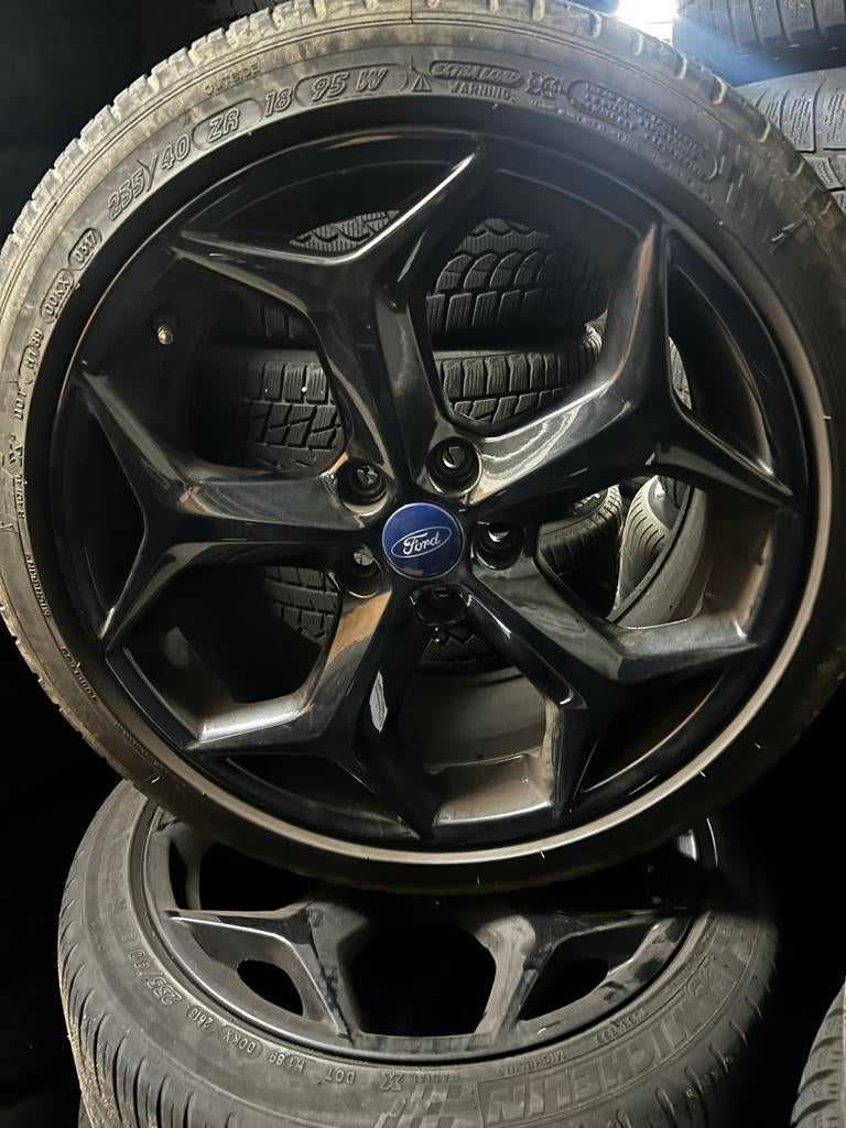 Originele 18 inch Ford Focus ST velgen met banden, 18 inch, Gebruikt, Banden en Velgen, Ophalen of Verzenden