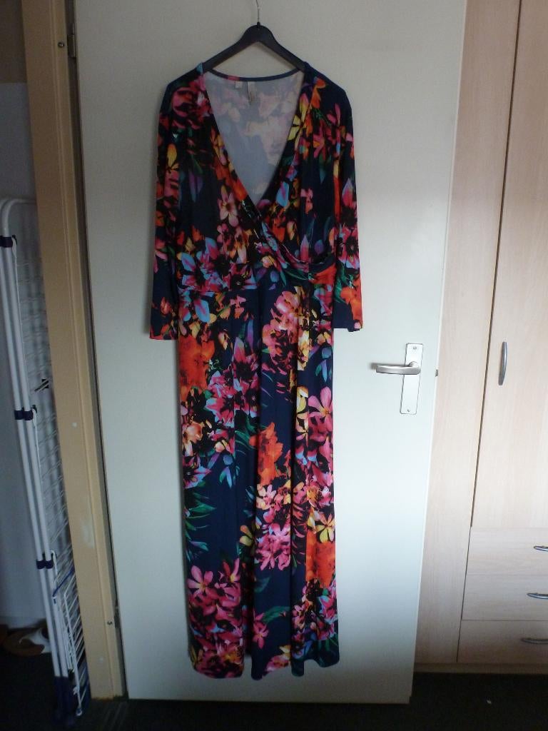 zomer BODYFLIRT maxi jurk BLOEMEN 46 -GRATIS zend, Kleding | Dames, Jurken, Overige kleuren, Verzenden, Maat 46/48 (XL) of groter