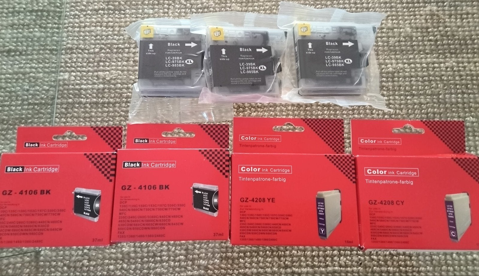 Nieuwe inktcartridges voor Brother (o.a. LC-39/975/985), Computers en Software, Ophalen of Verzenden, Nieuw, Cartridge, 123inkt.nl (compatibel met Brother)