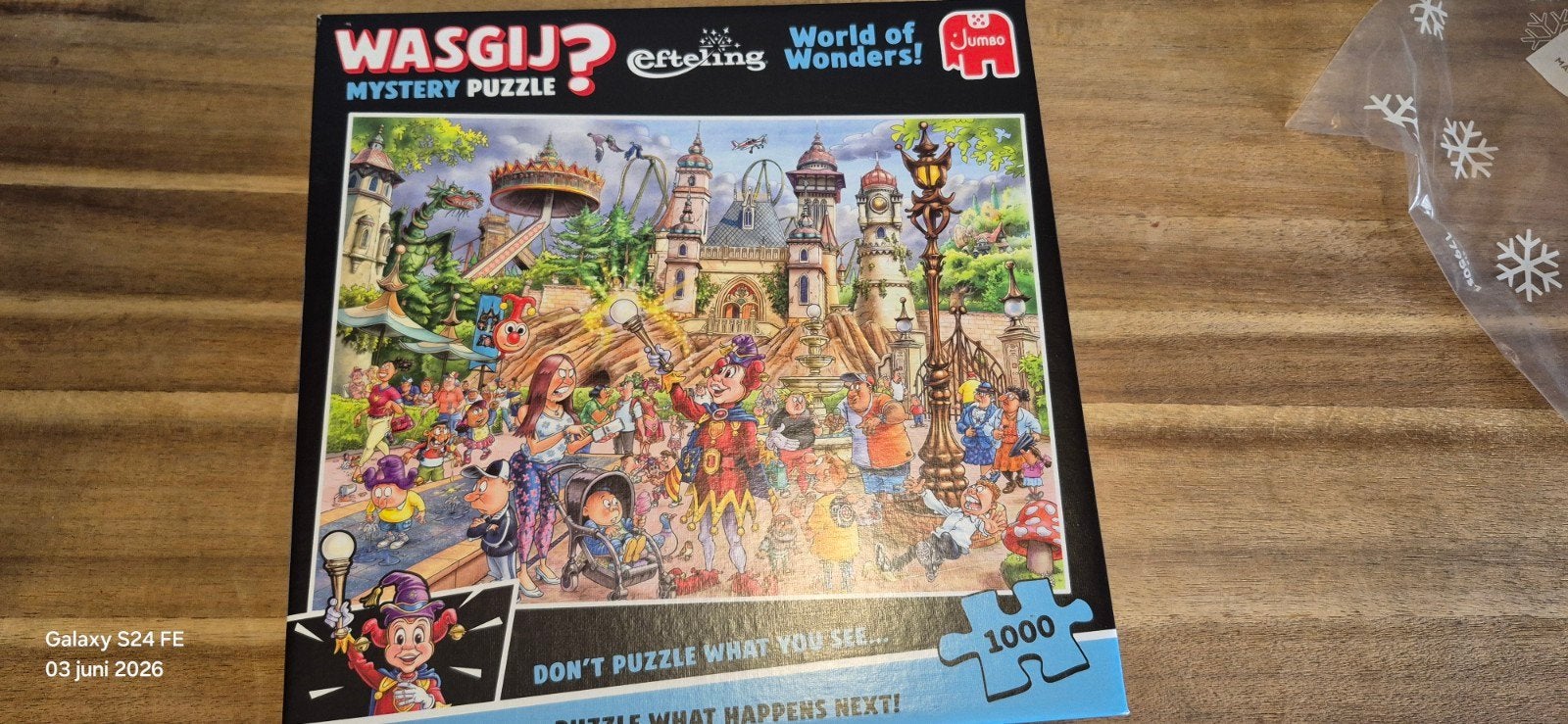 Wasgij Mystery Puzzel Efteling World of Wonders 1000 stukjes, Ophalen