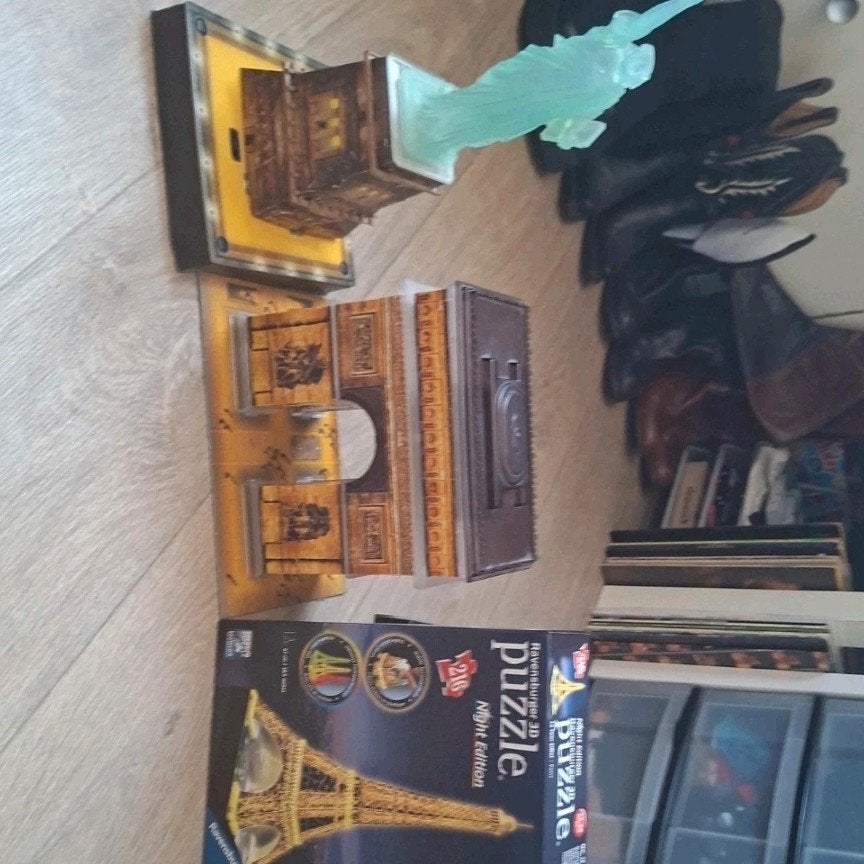 3 3d ravensburger puzzels night editions, Ophalen of Verzenden, Minder dan 500 stukjes, Zo goed als nieuw, Rubik's of 3D-puzzel