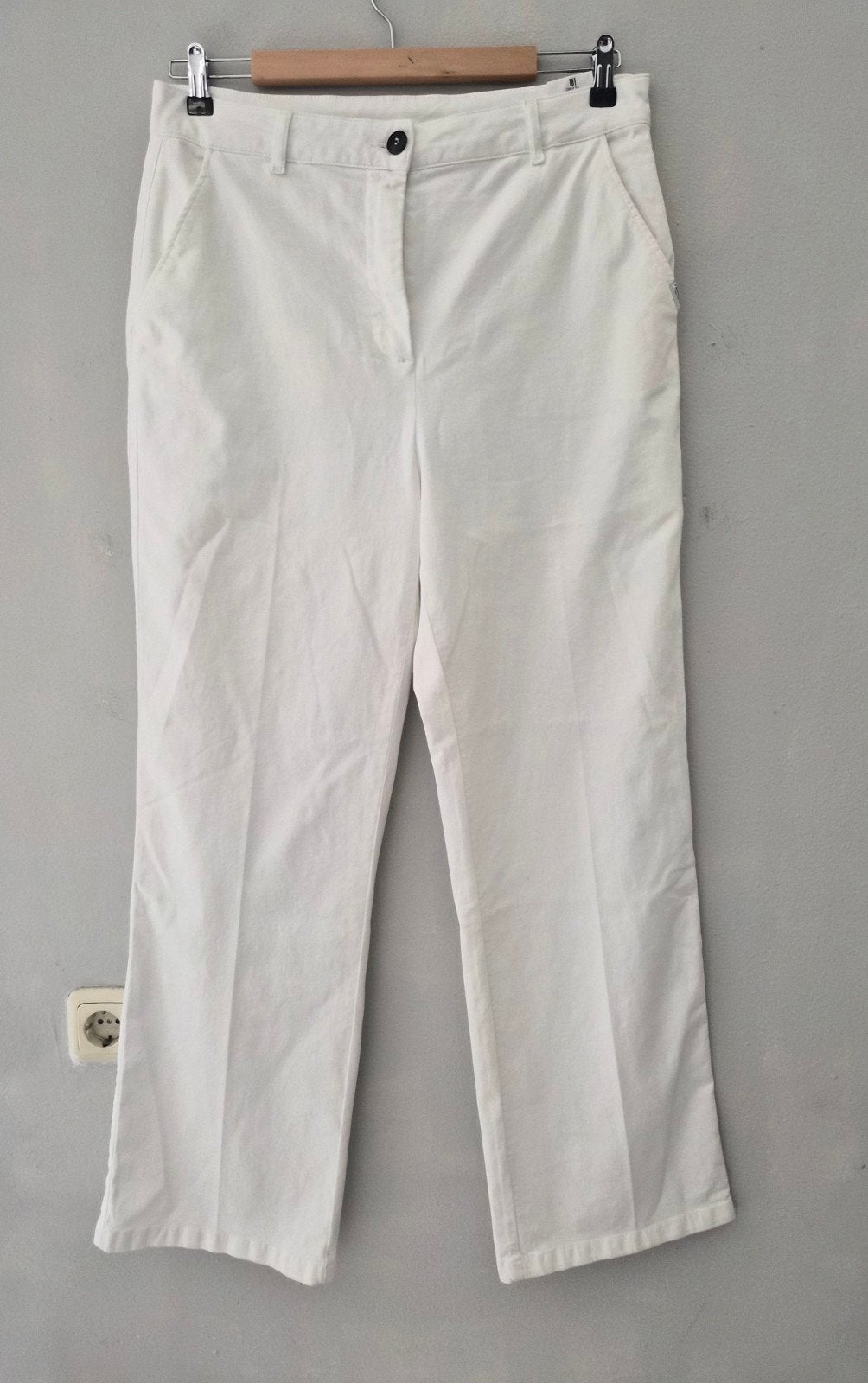 Penn & ink dunne zomer jeans nieuw, Penn & Ink, Wit, Maat 42/44 (L), Nieuw