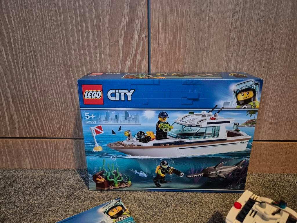 LEGO City 60221 Duikjacht, Ophalen of Verzenden, Zo goed als nieuw, Complete set, Lego