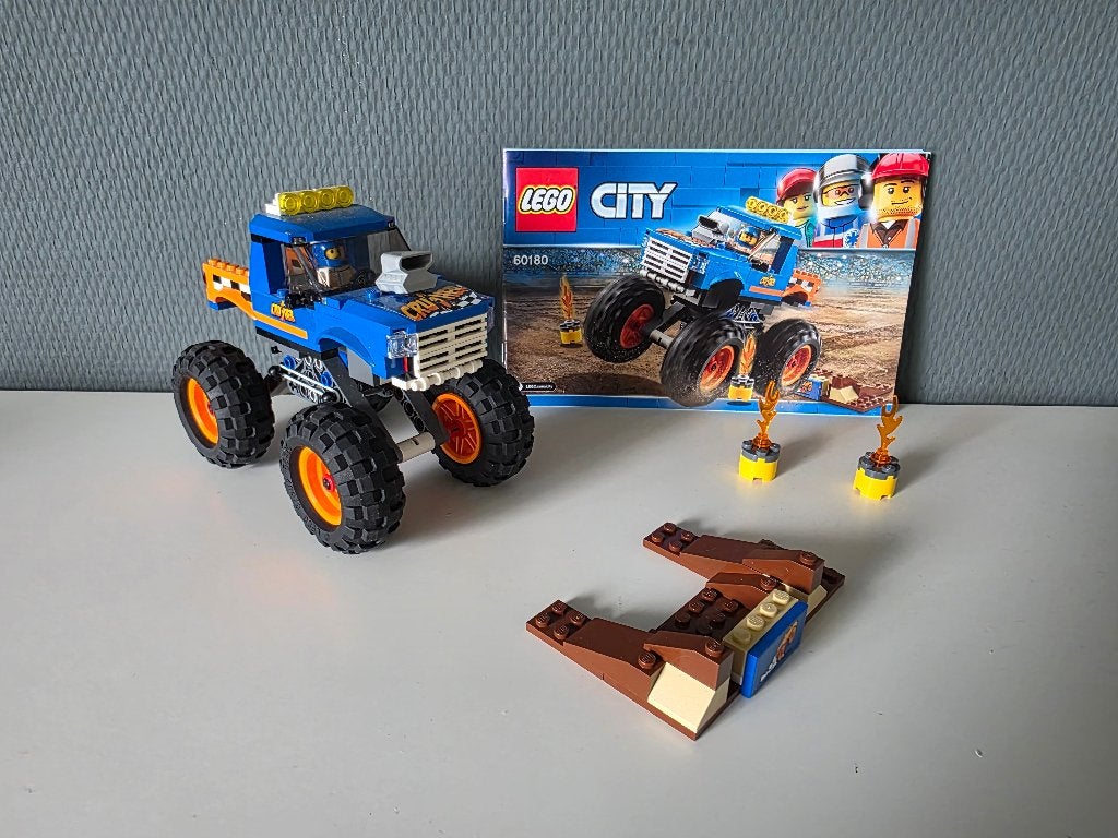 Lego City 60180 Monstertruck, City, Lego, Ophalen of Verzenden, Zo goed als nieuw