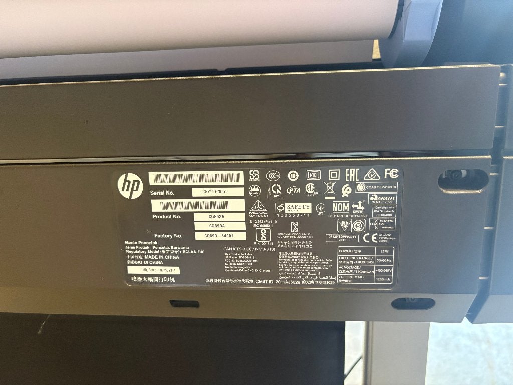 Plotter HP DesignJet T520 grootformaat printer, Computers en Software, Ophalen, Gebruikt, Kleur printen, Printer